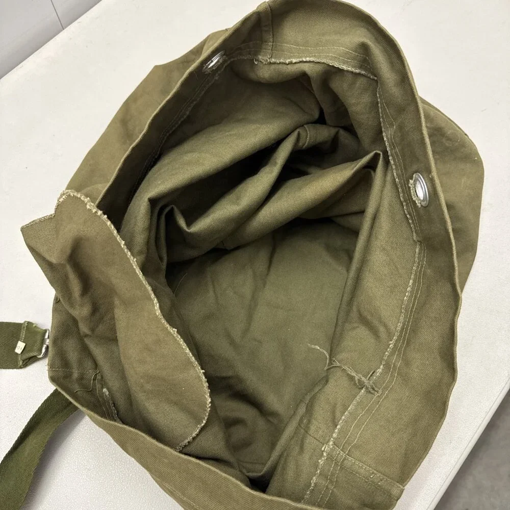 American Camper Stock 730 Military Army Duffel / Sea Bag Luggage Top Load Green